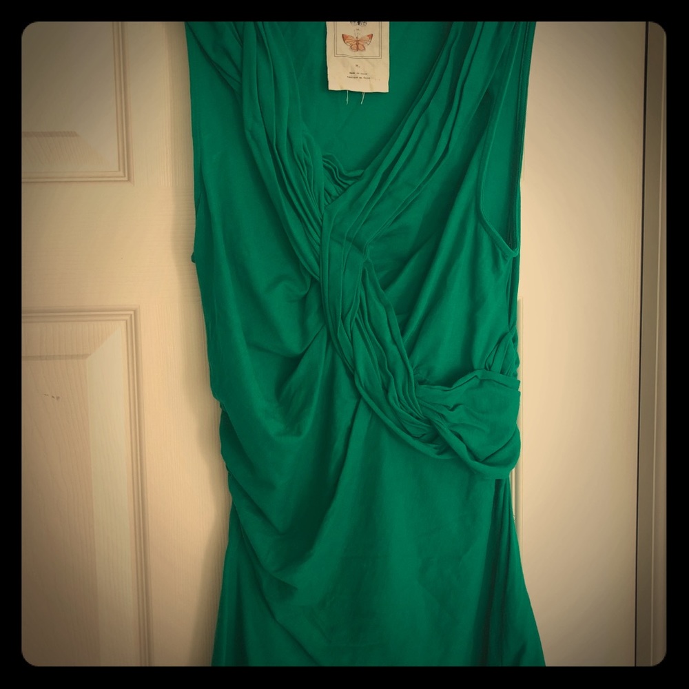 Anthropologie twisted tank, size M